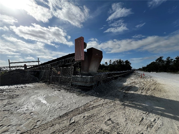 Used 48" W X 8,050' L Overland Conveyor System)